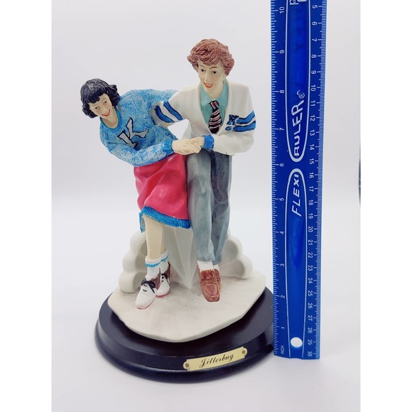 Vintage Jitterbug 9.5" Dance Sculpture 1989 A.E.P. Albert E Price Bellmawr NJ TW - Picture 11 of 16